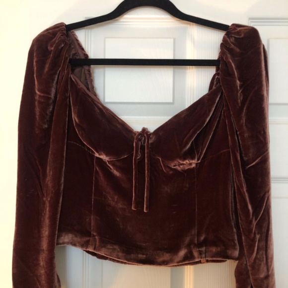 Aritzia Tops - Wilfred Velvet Blouse